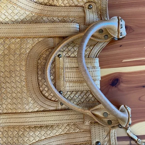 Lockheart Brighton RARE  Braidy Bunch Woven 5 Pocket Shoulder Handbag - Picture 11 of 16